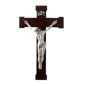 Cruce si Crucifix Argint 37 cm
