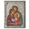Icoana Sfanta Familie Argint 12x16cm