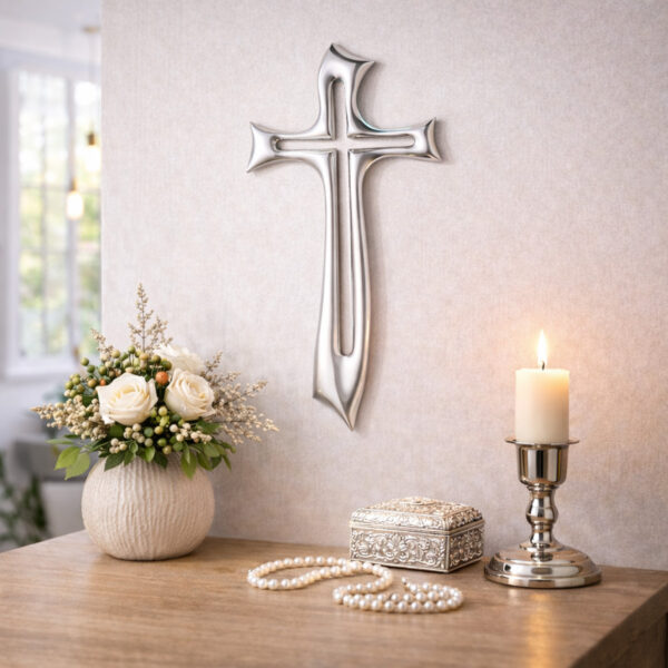 Cruce Argint Mare 41 cm