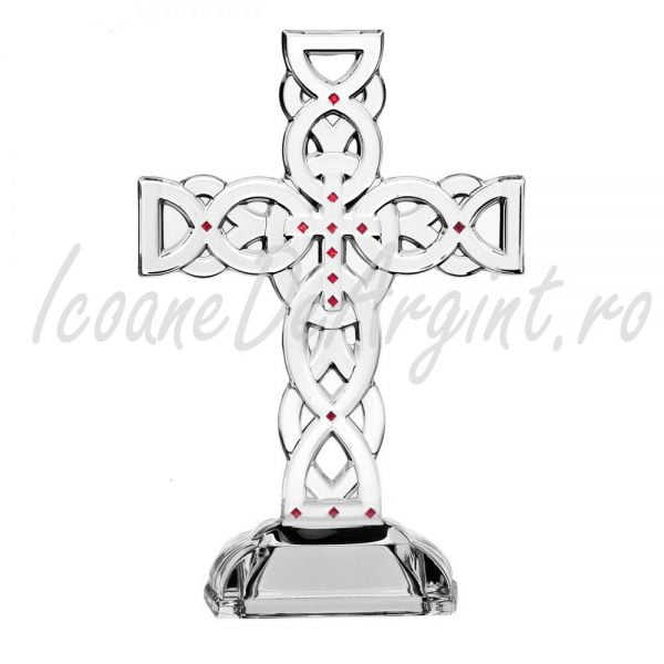 Cruce Cristal cu Pietricele IcoaneDeArgint 115 1602