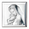 Icoana Argint 12x12cm Fecioara si Pruncul