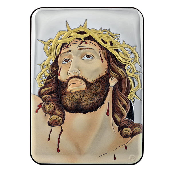 Icoana cu Iisus Hristos Coroana de Spini Color 10x14 cm