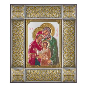 Icoana Argint Sfanta Familie 42x51cm Color