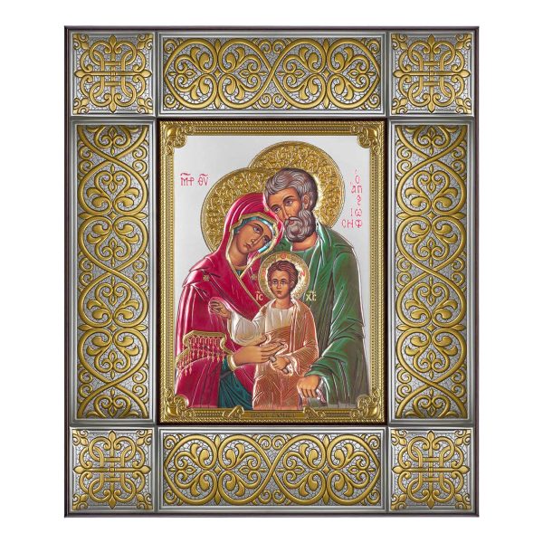 Icoana Argint Sfanta Familie 42x51cm Color