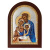 Icoana Sfanta Familie Argint 14x10cm Color