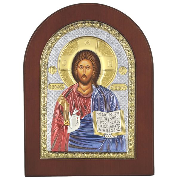 Icoana Iisus Hristos 7.5x9.5 cm Color