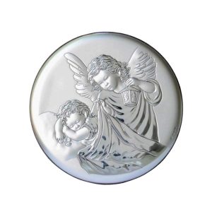 Icoana Ingerul Pazitor Argint 11cm