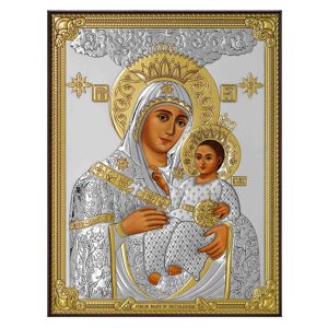 Icoana Maicii Domnului Bethleem Argint 12x18cm