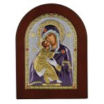 Icoana Maicii Domnului Vladimir 10x14cm Auriu Color