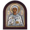 Icoana Sfanta Parascheva Argint 11x13 cm
