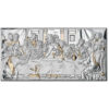 Icoana Cina cea de Taina Argint 11X6.5 cm Auriu