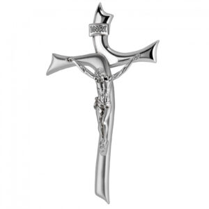 Crucifix Argintat 25x14cm