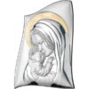Icoana Maicii Domnului Cu Pruncul Argint 32.5x22cm Auriu