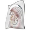 Icoana Argint Fecioara si Pruncul 6.5x9.5 cm Color