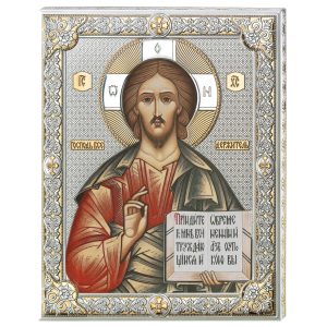 Icoana Iisus Hristos Argint 20x26 cm