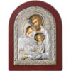 Icoana Sfanta Familie Argint 6x8.5cm