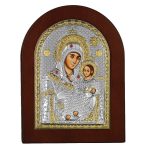 Icoana Maicii Domnului de la Betleem Argint 25x33cm Auriu