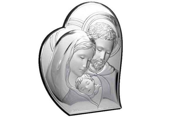 Icoana Sf Familie Argint 16.2x19.5cm - imagine 5