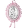 Medalion Inger Pazitor Argint 9x12cm Roz