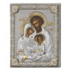 Icoana Sfanta Familie de Argint 20x26 cm
