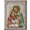 Icoana Sfanta Familie Argint 24x30 Color