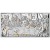Icoana Argint Cina cea de Taina 20x12cm Auriu