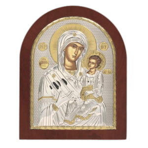 Icoana Maicii Domnului Vindecatoarea 11x13cm Argint