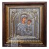 Icoana Maica Domnului Vladimir Argint 23.3x25.7cm - cu geam