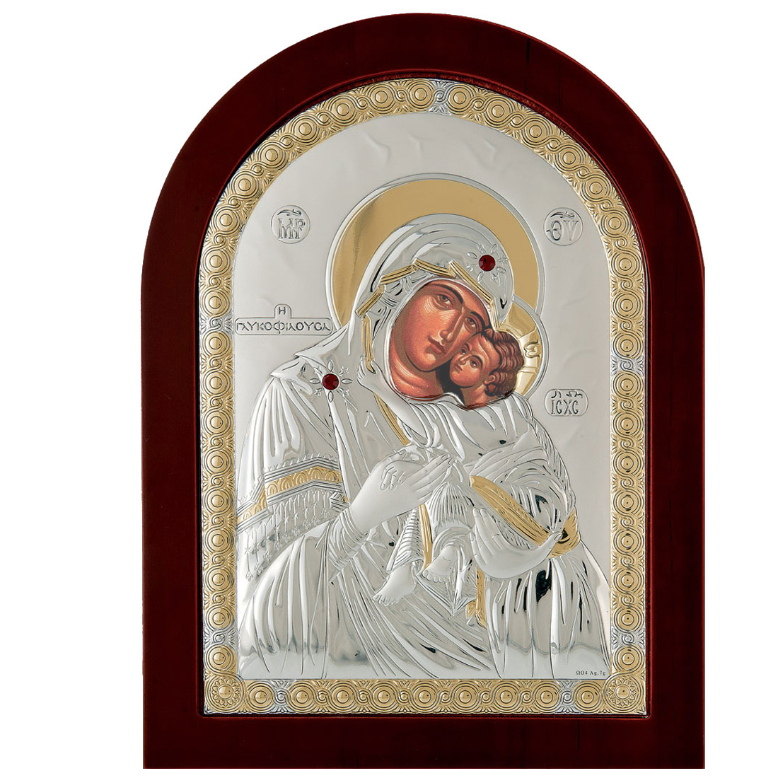 Icoana Maica Domnului Dulcea Sarutare 10x14cm