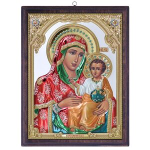Icoana Maicii Domnului de la Ierusalim 28.5x37cm Color