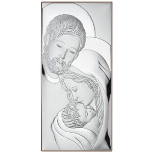 Icoana Sfanta Familie Argint 19x36cm 4035
