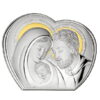 Icoana Sfanta Familie Argint 26x21cm Auriu