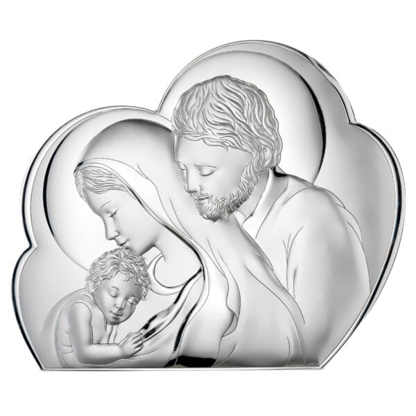 Icoana Sfanta Familie Argint 38x31cm 3985