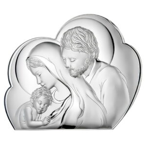 Icoana Sfanta Familie Argint 44x36cm 3986