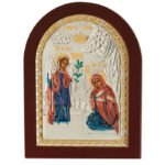 Icoana Buna Vestire Argint 15x21 cm Color