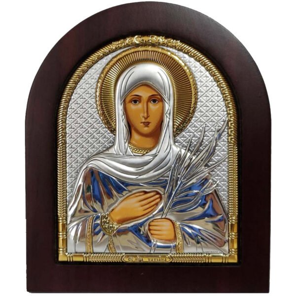 Icoana Sfanta Tatiana Argint 11x13cm 3682