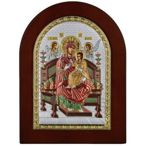 Icoana Maicii Domnului Pantanassa Argint Color 20x26cm 4076