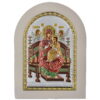 Icoana Maicii Domnului Pantanassa Argint Color 15x21cm Rama Alba