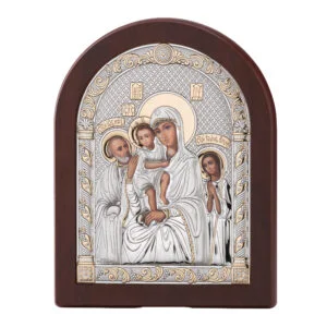Icoana Sfanta Familie Argint 15x20cm