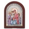 Icoana Sfanta Familie Argint 17.5x22.5cm
