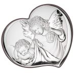 Icoana Ingerul Pazitor Argint 14.5x12.5 cm