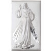 Icoana Iisus Milostivirea Divina Argint 9x15cm