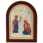 Icoana Buna Vestire Argint 10x14cm Color