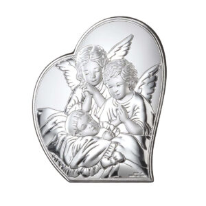 Icoana Inger Pazitor Argint 6x7cm