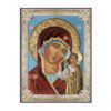 Icoana Maicii Domnului Kazan Argint 7.5x11cm Color