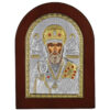 Icoana Sf Nicolae Argint 20x26 cm