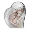 Icoana Sfanta Familie Argint 12.1x14.6cm Color