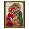 Icoana Sfanta Familie Argint 8x11cm Color