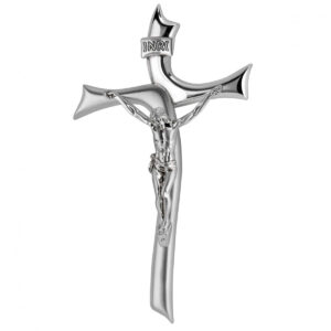 Crucifix Argintat 25x14cm