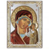 Icoana Maicii Domnului Kazan Argint 19x26cm Color